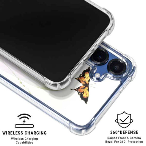 Butterfly Fairy by LA Williams Galaxy S25 Clear Case